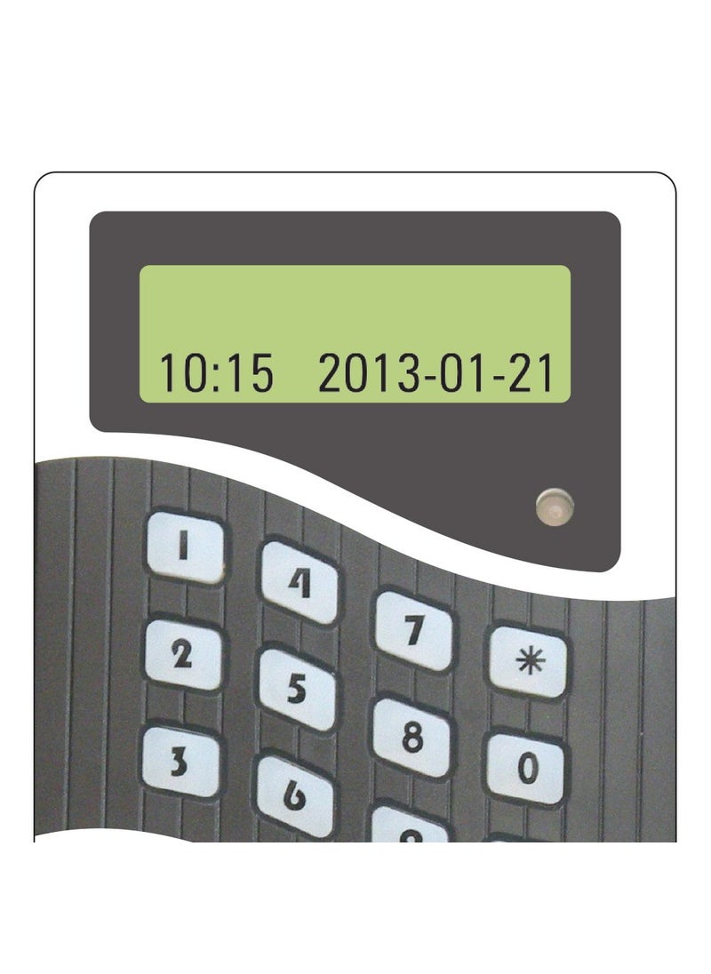 MX Time Attendance Access Control Biometric System with Numeric Keypad Bell and Display RS 485 Contoller