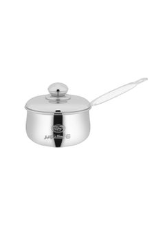 6 October Alu, Sepherical Sauce Pan With Lid &Stainless Steell Handle Size 14Cm  - Image 2