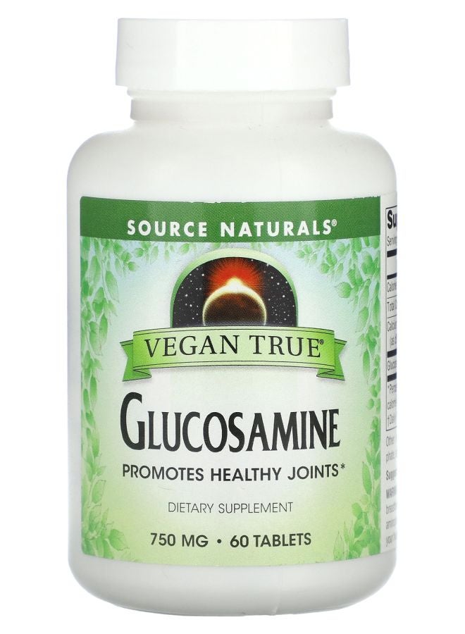 Vegan True Glucosamine 750 mg 60 Tablets