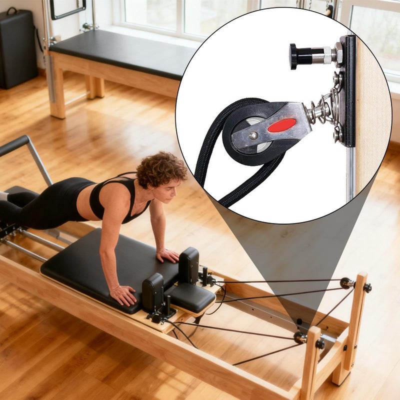Stainless Steel Pulley For Fitness Equipment Balance Build Tool 3 Standing Sitting Box Daily Utility Yoga Studio Apartment Balcony - Image 5