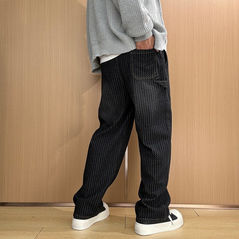 Unisex Classic Denim Jeans Loose Fit Daily Outdoor Wear - Image 4