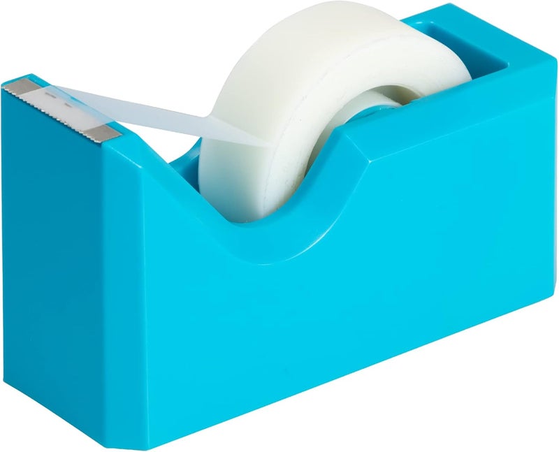 JAM Paper Colorful Desk Tape Dispensers - Blue - Sold Individually - Image 1
