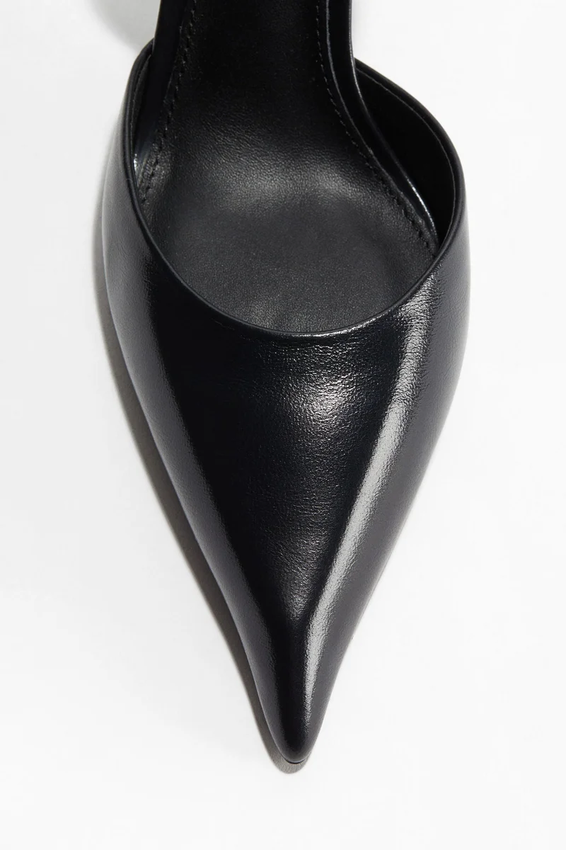 H&M Heeled suede mules