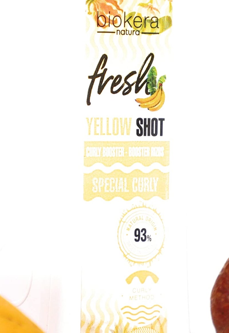 SALERM  Curl Activator Gel  Curly Booster Yellow Shot  300 ml  Biokera Fresh  Defined Curls  Deep Hair Hydration  Natural Hold  SulfateFree and ParabenFree  Vegan