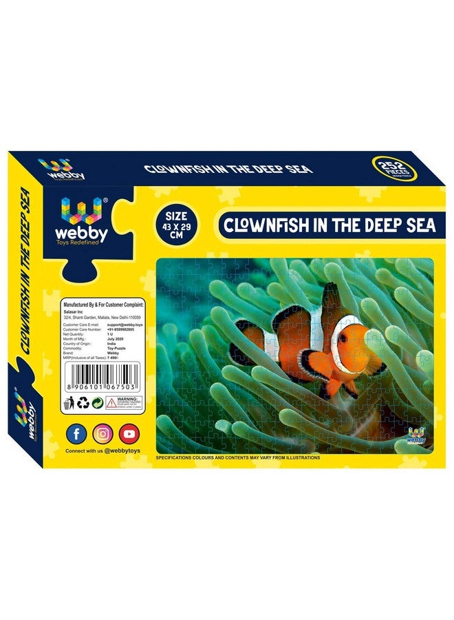 Webby Kids Clownfish in The Deep Sea Jigsaw Puzzle, 252 Pieces,Multicolor - Image 5