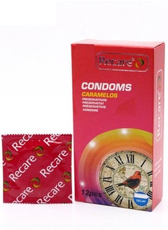 Recare 12pcs Recare Delay Flat Condom   Prolong Pleasure, Ensure Safety and Comfort  - Image 1