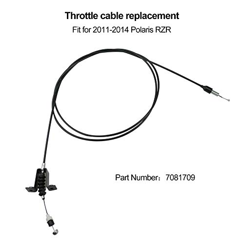 AUGREX 7081709 Throttle Cable for Polaris RZR 800 RZR 800 S 2011 2012 2013 2014 - Image 2