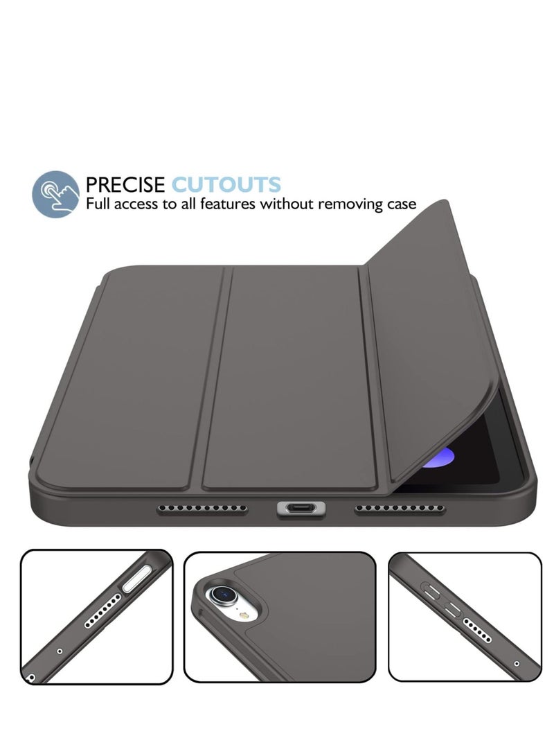JAJEEK NEW Smart Case with Pencil Holder for iPad Mini 6 – Trifold Stand Smart Case with Soft TPU Back, Auto Wake/Sleep, Dust Proof & Anti-Fingerprint, Heavy Duty Protection - Image 3