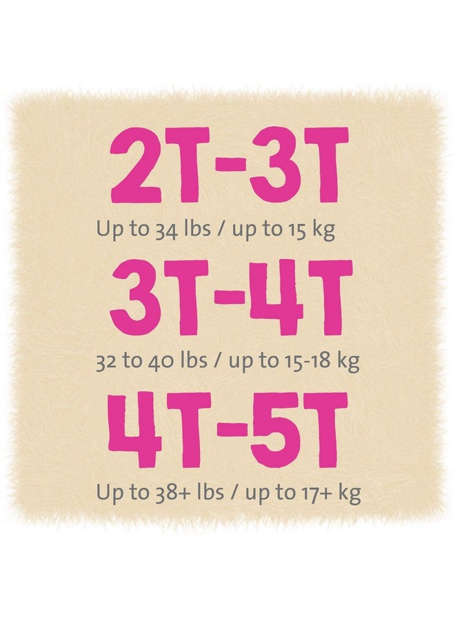 Cuties Cutie Girls 3T/4T Refastenable Potty Training Pants, Hypoallergenic with Skin Smart, 92 Count - Image 1