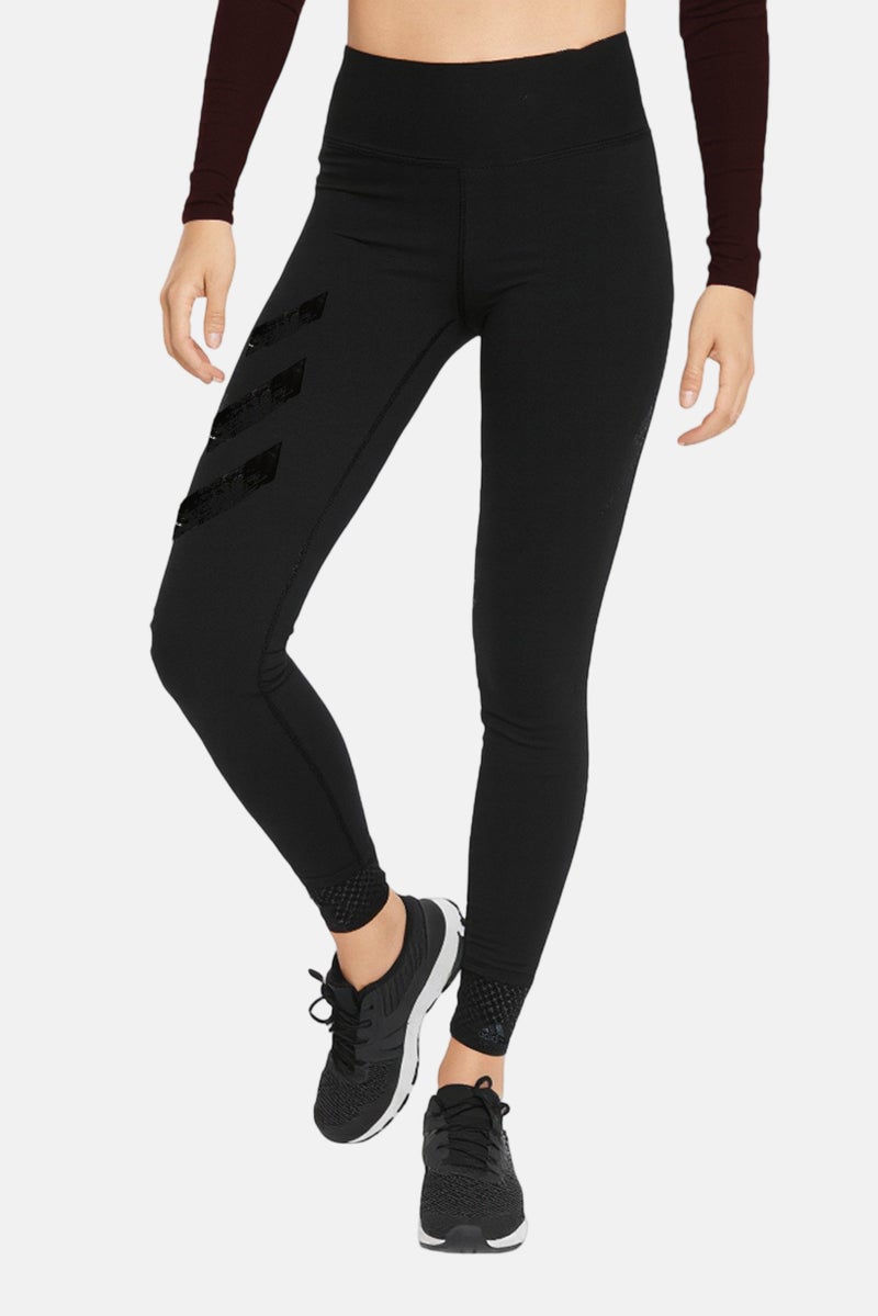 Adidas أديداس X أديديزيرو ملابس رياضية نسائية ضيقة للتدريب، أسود - Image 1