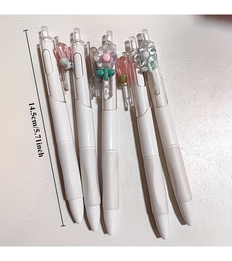 Tulip Ballpoint Pen Set 2 Pens 10 Refills Fine Point Quick Dry Black Ink Office School Supplies - Image 2