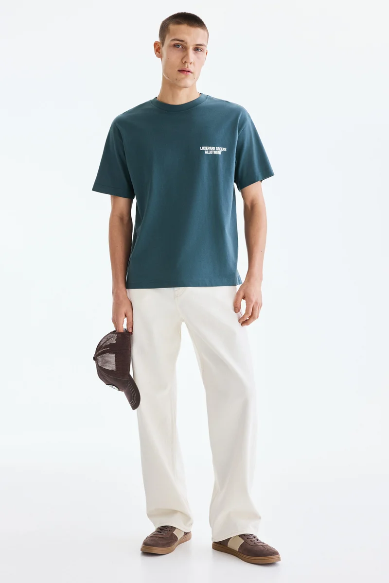 H&M  Relaxed Fit T-shirt for Men | Best Price UAE
