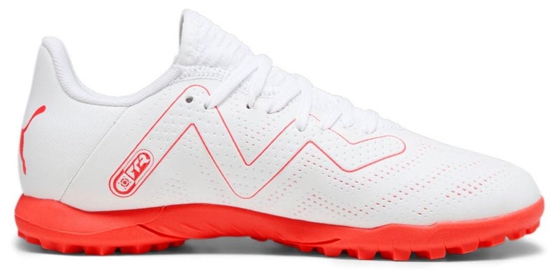 PUMA FUTURE PLAY TT Youth Unisex White Football Boots - Image 1