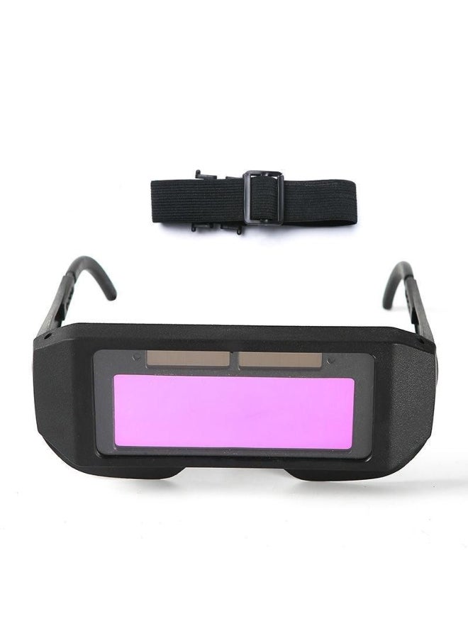 Solar Powered Auto Darkening Welding Glasses Automatic Photoelectric Argon Arc Welding Mask 