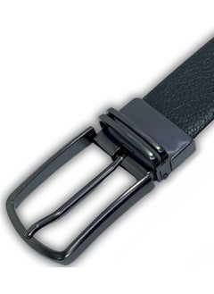 Classic Milano Classic Milano Genuine Leather Reversible Belt for Men | Black & Tan Formal Belt for Business or Office Wear | Men's Leather Belt  - Image 3