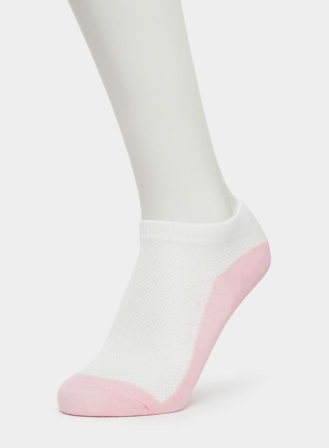 Styli Pack of 5 - Girls Contrast Tab Socks - Image 2