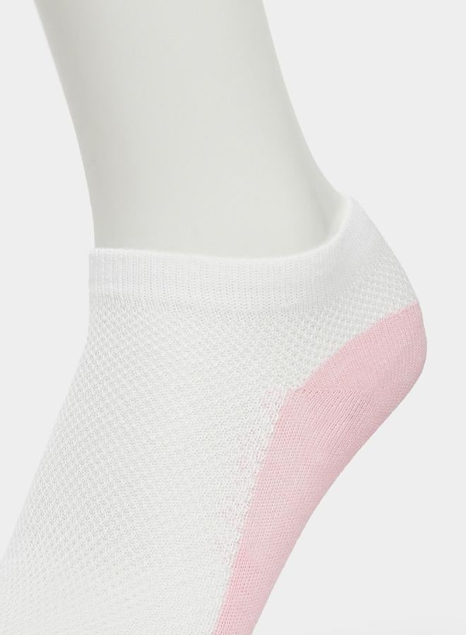 Styli Pack of 5 - Girls Contrast Tab Socks - Image 3