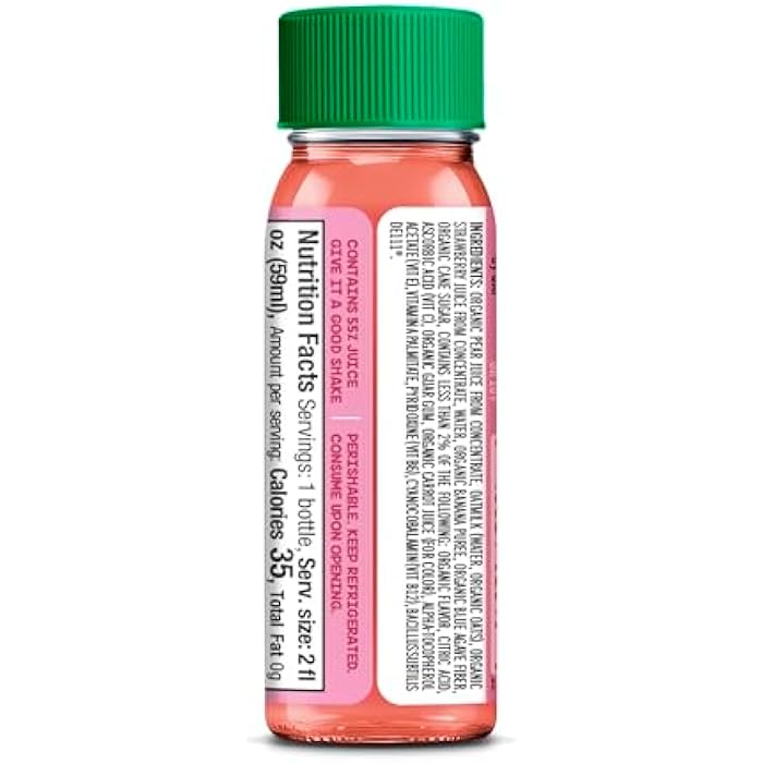 GOODBELLY Organic Strawberry Banana Shot Single, 2 FZ - Image 2
