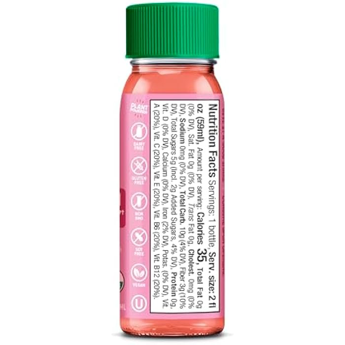 GOODBELLY Organic Strawberry Banana Shot Single, 2 FZ - Image 3