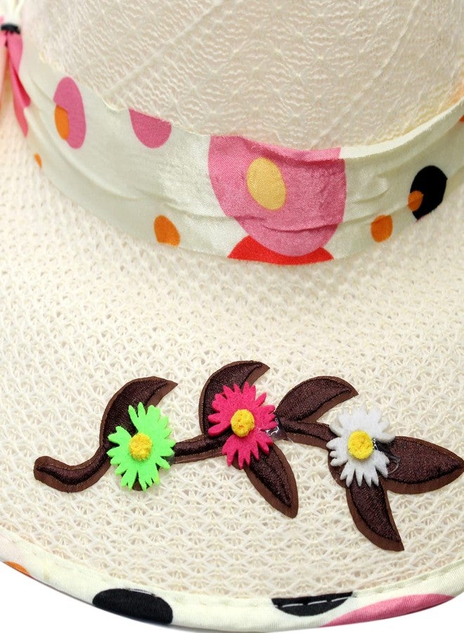 بوكسو قبعة شاطئ/قبعة شمسية صيفية واسعة الحواف من بوكسو للنساء والفتيات، عبوة من قطعة واحدة (مقاس M5) - قطعتان - Image 3