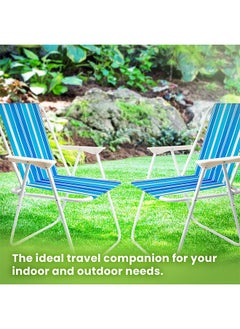 Folding Camping Chair | Foldable Deck Chair for Outdoor, Garden And Beach Multicolour - pzsku/Z1FDA7DC5009E8BFEE834Z/45/_/1728692736/162c8880-b82e-47b0-acbe-6349d32a6a27