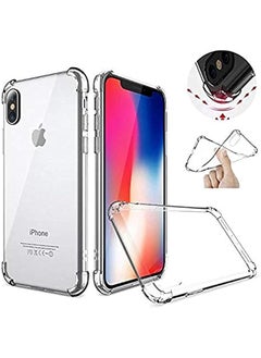 Clear Case for iPhone x/xs, Transparent Shockproof Bumper Case Soft TPU Protective Mobile Phone Gel Skin Cover Compatible with Apple iPhone x/xs 5.8'', Anti Scratch, Transparent Clear, Ipx-bmpercase