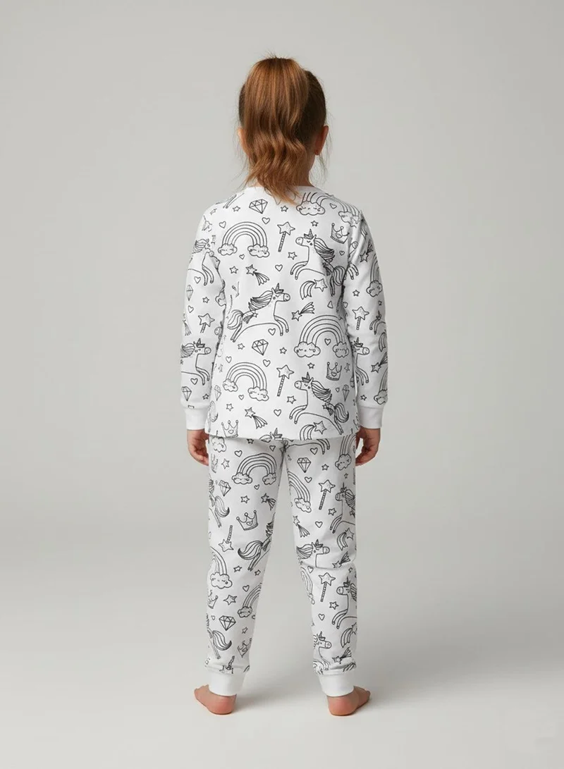 babyqlo creative color your own pajamas for girls