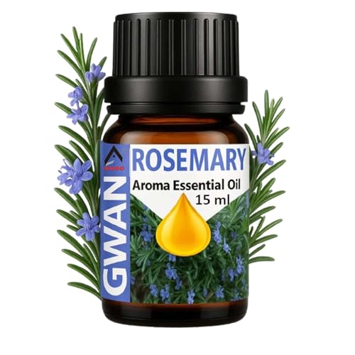 Gwan Rosemary Aroma Oil for Home Fragrance | Best for Aromatherapy | Helps in Meditation | Used in Diffusers, Candles, Air Fresheners, Soaps, Humidifier, Diffuser | Essential Oil 15ml, - Image 1