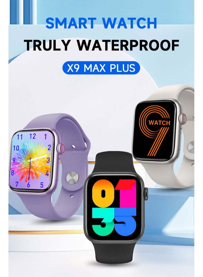 AROAQ X9 MAX PLUS 2.1-inch HD Screen IP67 Waterproof Blood Oxygen Monitoring Smartwatch Sports Fitness Bracelet NFC Bluetooth Call Smart Watch - Image 3