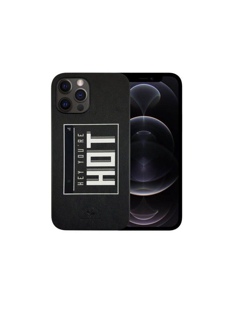 Santa Barabara Polo Polo Egan Case for iPhone 12/12 Pro Black - Image 1