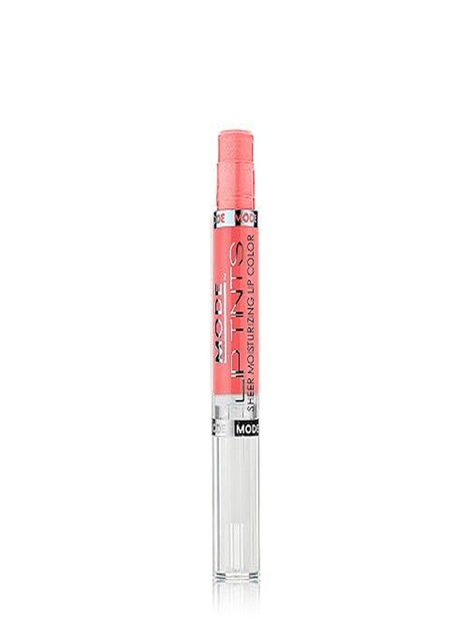 MODE Cosmetics MODE Peach Lip Tints Nourishing Tinted Lip Balm Sheer Moisturizing Color GO GO Smooth Dewy Lips, Hydrating Natural Skincare Fruit Oils, Conditioning Shea Butter, Cruelty Free, Vegan - Image 1