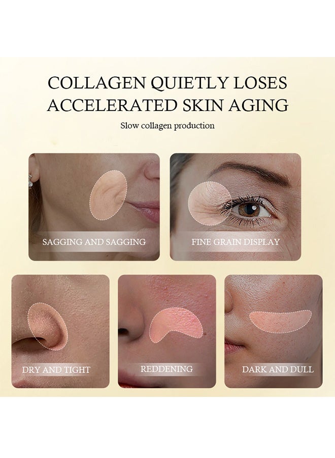 QANZIRE CollagenFace Cream ,Forehead、 Neck Lines 、Smile Wrinkles 、Facial Spots 、Dry Skin 、Weak Muscules、 Improve Your Face 50g - Image 3