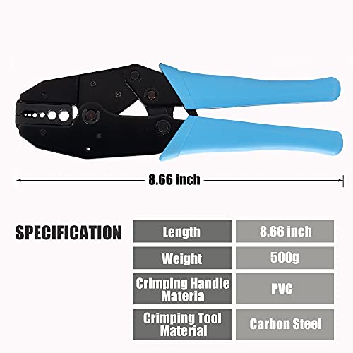 TLS.eagle BNC RG58 Plug Crimp Connector and Striping Crimp Tool for RG58 RG59 Pack of 10 - Image 4