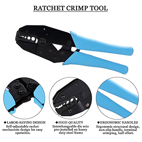 TLS.eagle BNC RG58 Plug Crimp Connector and Striping Crimp Tool for RG58 RG59 Pack of 10 - Image 3