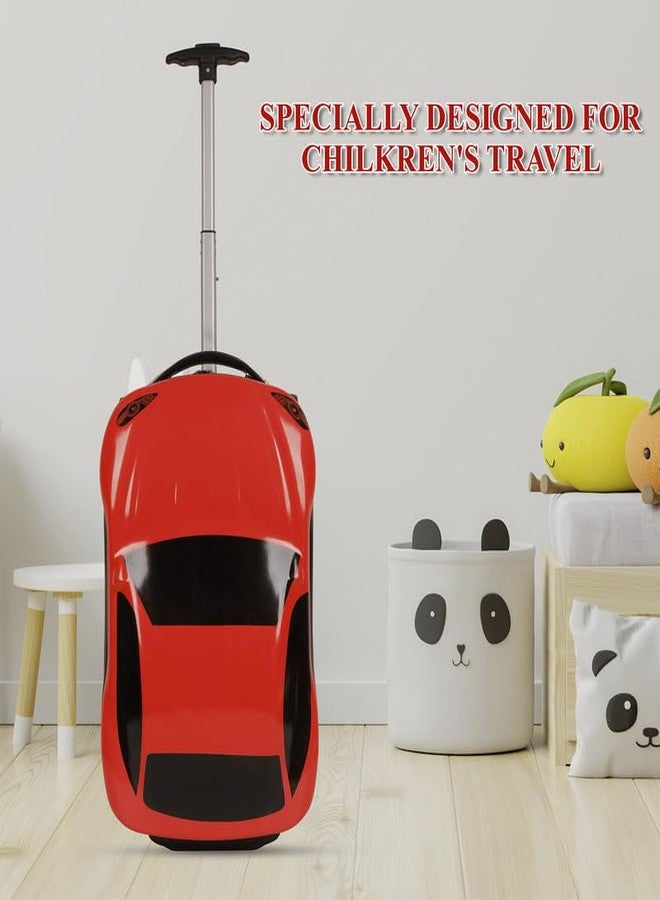 Polo Class Ride On Trolley Bags for Kids, Hardside Trolley Bags for Kids, Ride On Trolley Bag for Kids (Red) - Image 2