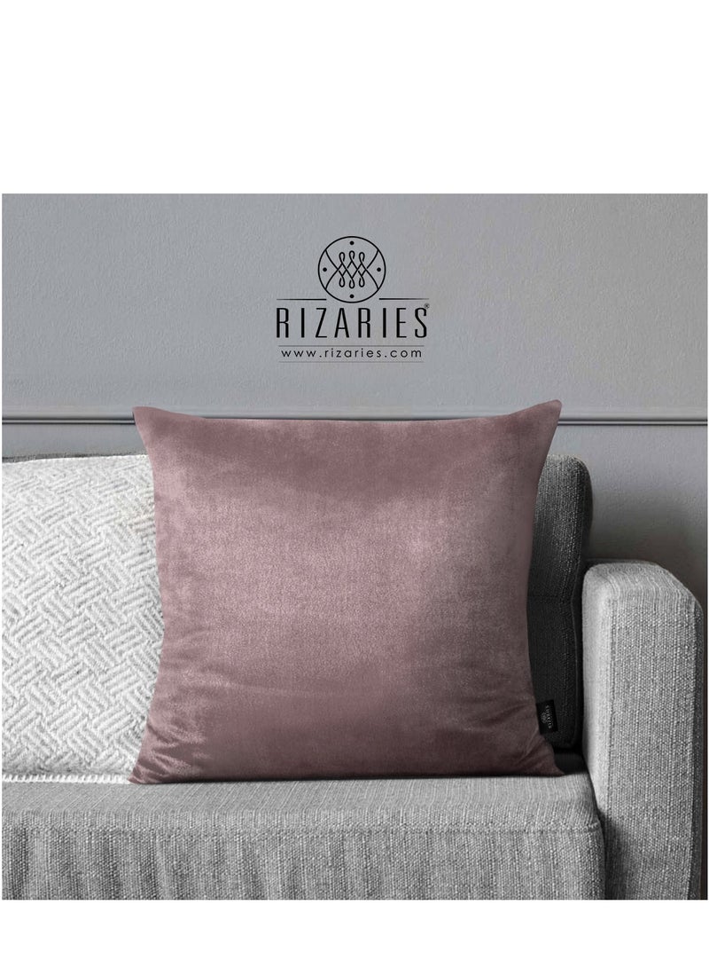 Super Soft Plain Mist Pink Throw Cushion
