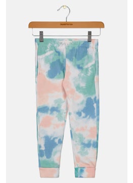 Originals by Brooklyn Cloth Kids Boy Drawstring Tie Dye Jogger Pants, Blue  - Image 1