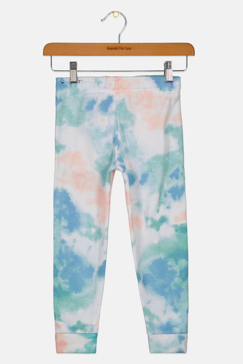 Originals by Brooklyn Cloth Kids Boy Drawstring Tie Dye Jogger Pants, Blue  - Image 2