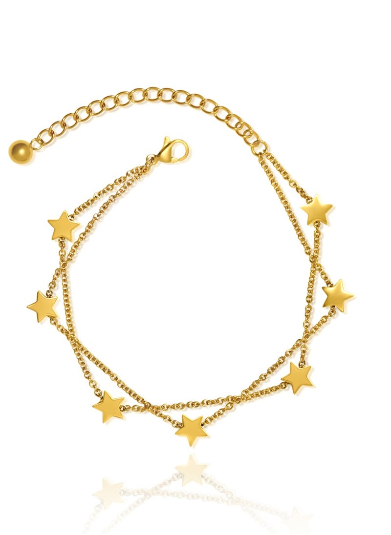 Clé de Lune Stars Collector Double Layer Bracelet  - Image 1
