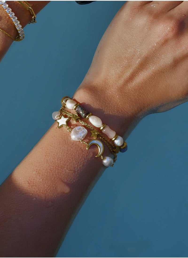 Clé de Lune Stars Collector Double Layer Bracelet  - Image 2