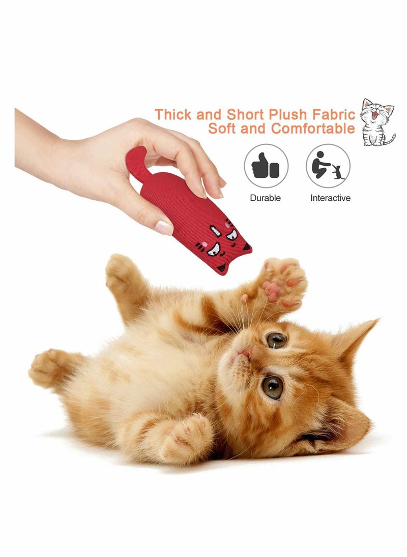 Y&D - 3Pcs Catnip Toy, Cat Chew Toy Bite Resistant, Filled Cartoon Mice, Teething Teeth Cleaning, Creative Pillow Scratch Pet Grinding - Image 1