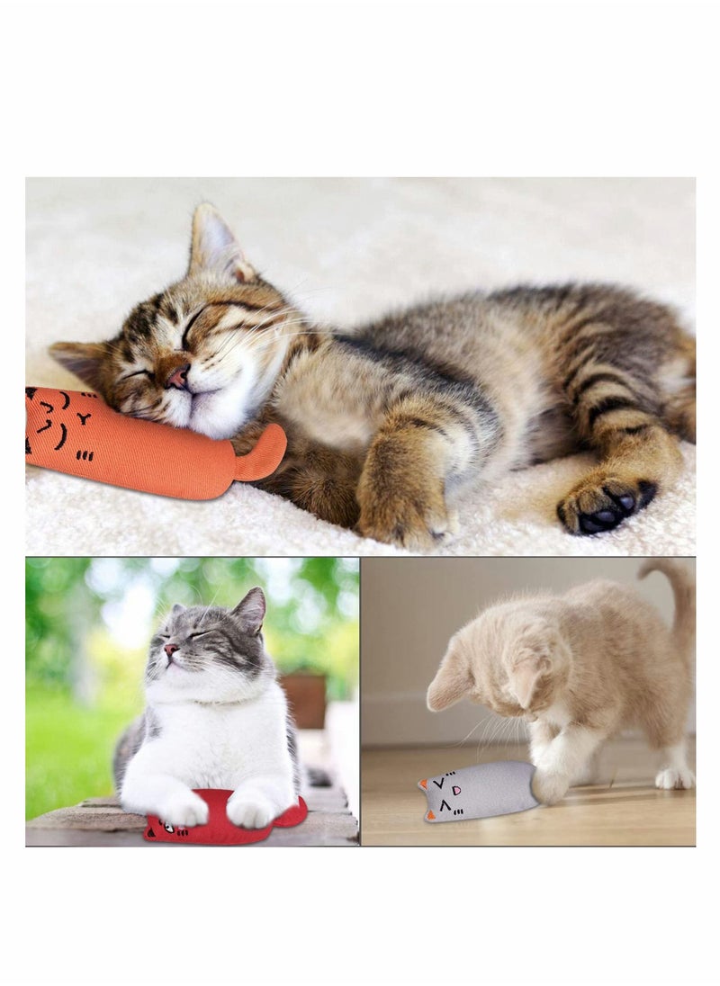 Y&D - 3Pcs Catnip Toy, Cat Chew Toy Bite Resistant, Filled Cartoon Mice, Teething Teeth Cleaning, Creative Pillow Scratch Pet Grinding - Image 1
