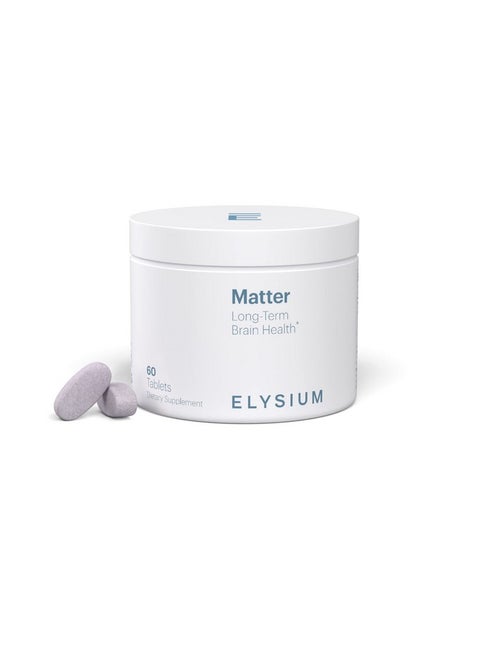 ELYSIUM Matter - 30 Servings - Brain Supplement for Memory and Focus Omega 3 Supplement + DHA - Vitamins to Support Brain Health and Memory