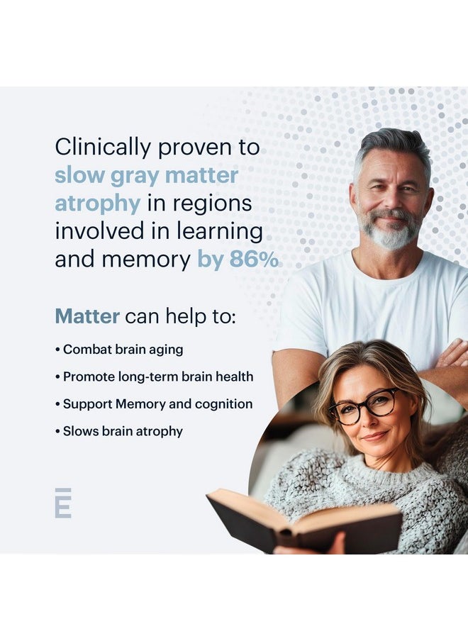 ELYSIUM Matter - 30 Servings - Brain Supplement for Memory and Focus Omega 3 Supplement + DHA - Vitamins to Support Brain Health and Memory