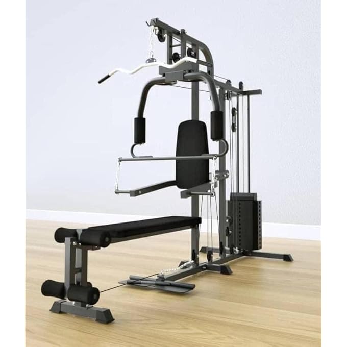 XTREME Multi Functional Miracl Fitness Home Gym Equipment For Total Body Training, Smith Chest Press, Squat (72Kgs Weight Stacks) - Image 5