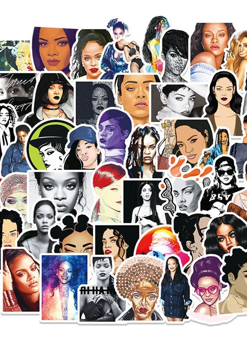 general 50-Piece Rihanna Cute Vinyl Waterproof Sticker - Image 1