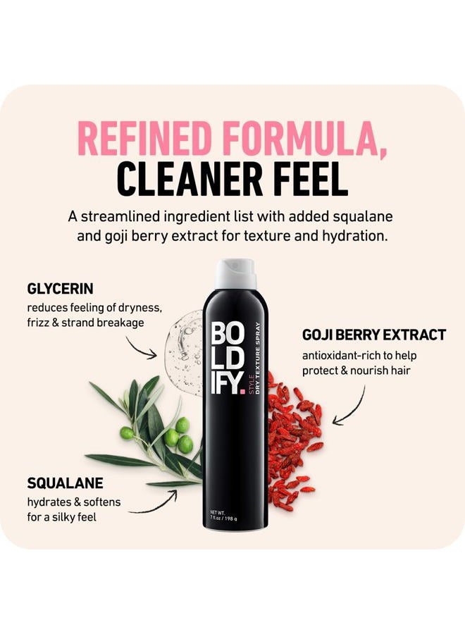 Boldify Dry Texturizing Spray for Hair Volume | Incredible Dry Shampoo Alternative for Hair Volumizing | Stylist Recommended Hair Thickening Products for Women and Men- 7oz - Image 4