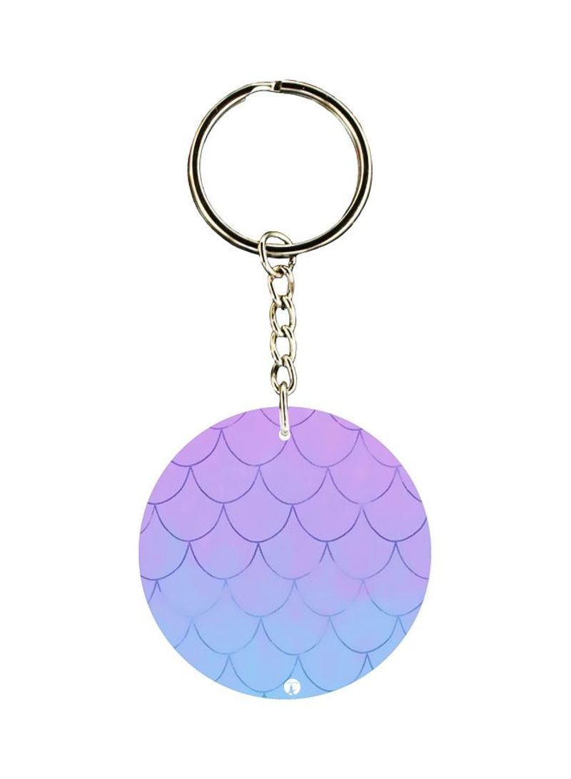 RKN Fish Scale Printed Keychain