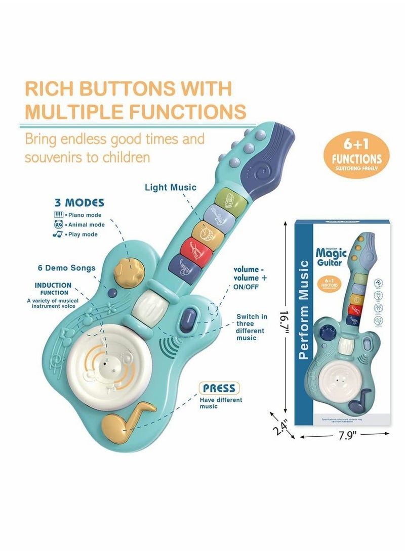 Multifunctional Electronic Musical Toy for Kids, Handheld Guitar with Lights and Sounds, Plays Music, Drum, Piano, Violin, and Trumpet, Smart Music Learning Instrument - pzsku/Z1FDB643CD9B96D6B52C3Z/45/_/1722851658/9d60f051-9610-44e2-b983-64f0b8f955e9