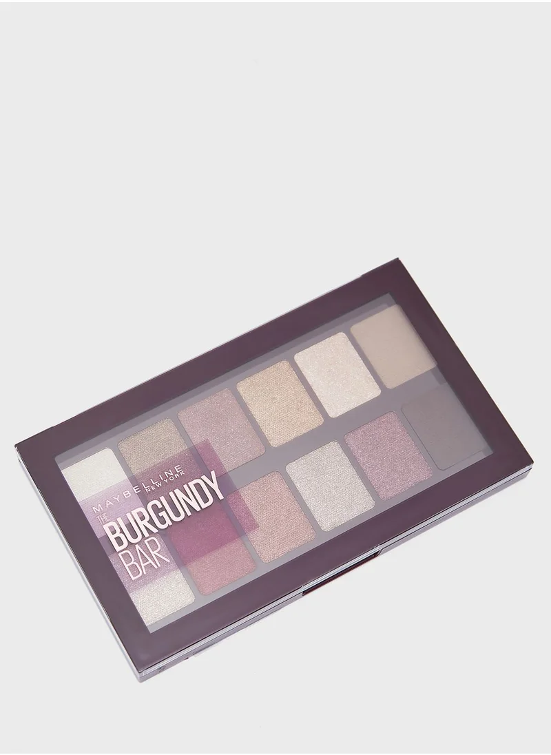 MAYBELLINE NEW YORK The Burgundy Bar Eye Shadow Palette